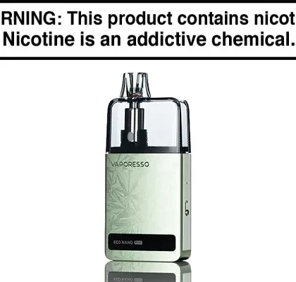 Vaporesso ECO NANO Plus Pod System - Grape Green, Midnight Black