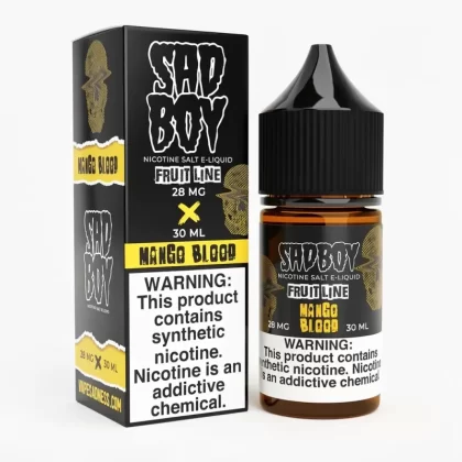 Mango Blood SALT – Sadboy – 30mL – Made in USA – Salt Nic - Uwinvapeaustralia