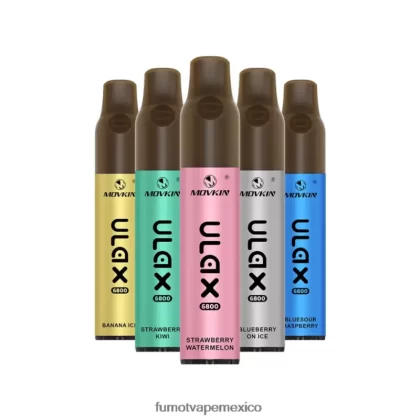 Fumot Movkin Ulax Vape desechable 6800, bobina de cerámica – 8 ml (1 pieza) sandia fresa H0XPTX329 Fumot Flavors