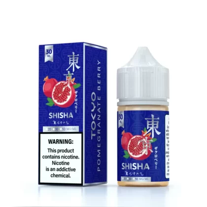 Tokyo Silver Shisha Series – Pomegranate Berry 30 ml (20/30/50mg) - Vape Product, Vape Product