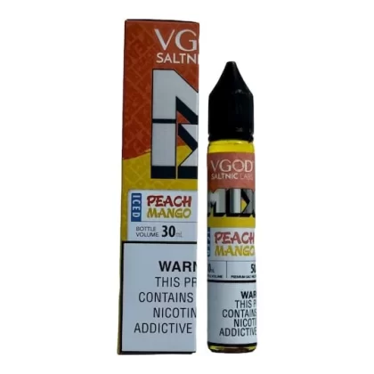 VGOD Nic Salt–Iced Peach Mango (25/50 mg) - Vape Product, Vape Product