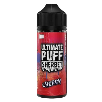 Ultimate Puff Sherbet Cherry 100ml Shortfill E-Liquid - Ecigpremium