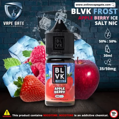 APPLE BERRY ICE - BLVK FROST SALTS - 30ML - 35 mg / 30 ml