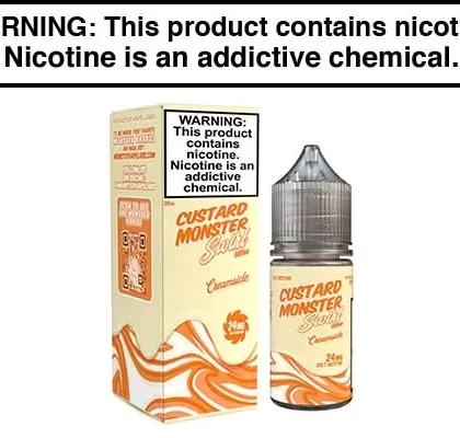 CREAMSICLE BY CUSTARD MONSTER SWIRL SALT 30ML - Vapejuice