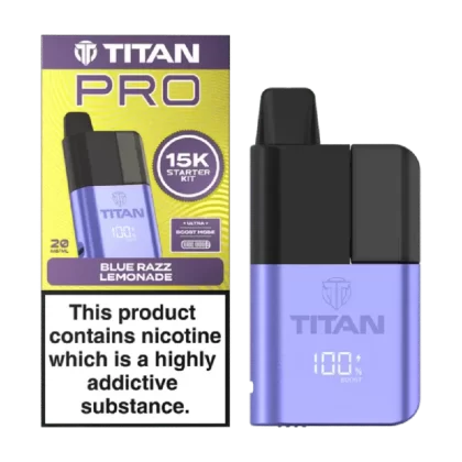 Titan Pro 15K Prefilled Pod Kit Blue Razz Lemonade
