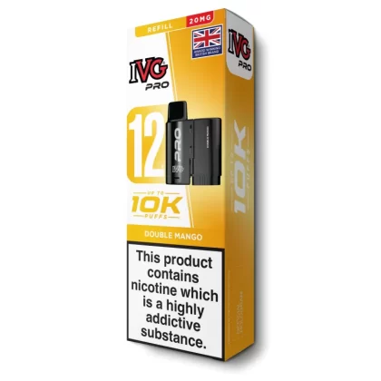 Double Mango Pro 12 Refill Pod by IVG - Ecigarettedirect Co