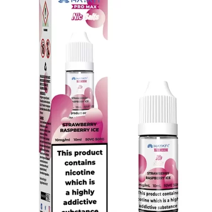 Hayati Pro Max Strawberry Raspberry Ice Nic Salt E-Liquid 10ml - 20mg