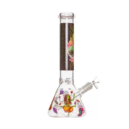 Glow In The Dark Space Alien Bong – 14in - Ejuicewarehouse