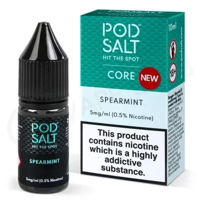 Spearmint Nic Salt E-Liquid by Pod Salt