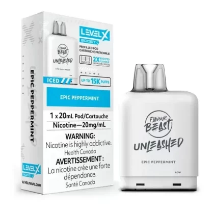 Flavour Beast Level X Vape Pod – 25K – Epic Peppermint