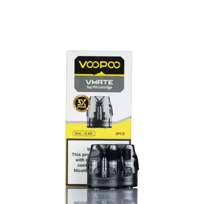 VooPoo Vmate Max Replacement Pods - 0.7 Ohm MTL