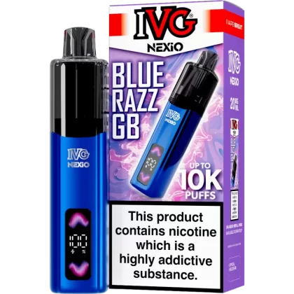 Blue Razz GB IVG Nexio Prefilled Pod Kit - 20mg