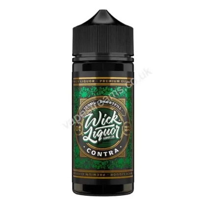 Wick Liquor Contra 100ml E-Liquid Shortfill - Vapestreams Co