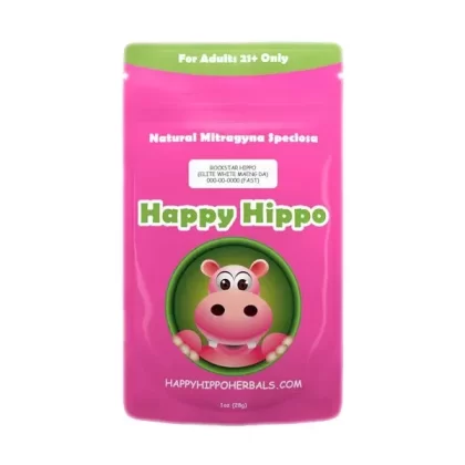 Rockstar Hippo Elite White Vein Maeng Da Kratom Capsules - size#100ct>300ct>500ct