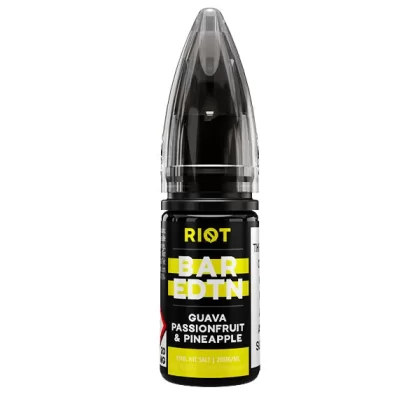 Guava Passion Fruit Pineapple BAR EDTN Riot Squad Nic Salt E-Liquid