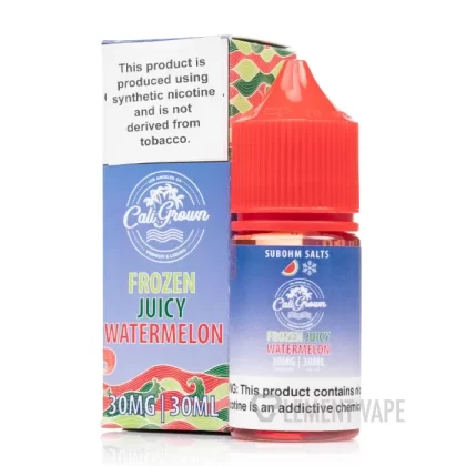 Frozen Juicy Watermelon Synthetic – Cali Grown Salts – 30mL