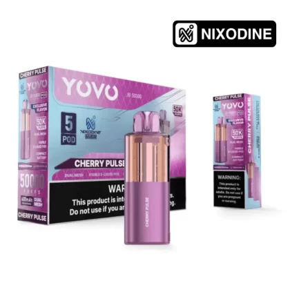 YOVO JB50k Nixodine POD ONLY Cherry Pulse-Copy