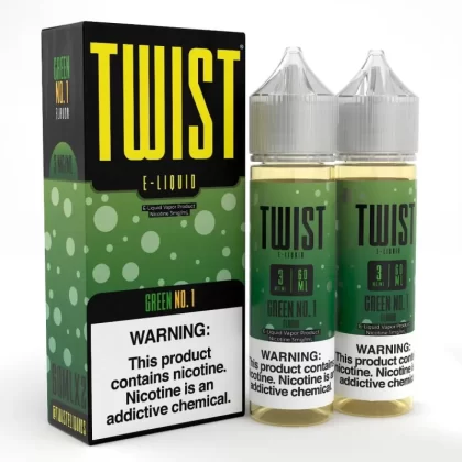 Twist e-Liquids Green No. 1 eJuice - 120mL (2x60mL); Vape Product, Vape Product; Twist eLiquids