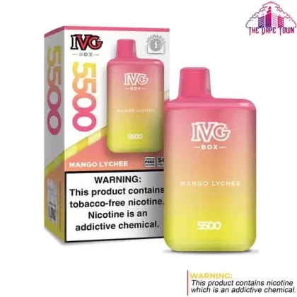 IVG Rechargeable Disposable Box 5500 Puff – 50mg