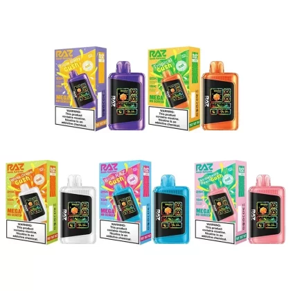 RAZ LTX 25K Gush Edition Disposable Vape 16ml 5% - Flavor#Tropical Gush>White Grape Gush>Blue RAZ Gush>Strawberry Peach Gush>Triple Berry Gush