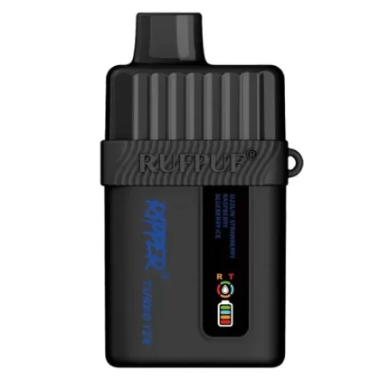 RIPPER TURBO 12K Disposable Vape – Sizzlin Strawberry Raspberry Blueberry Ice