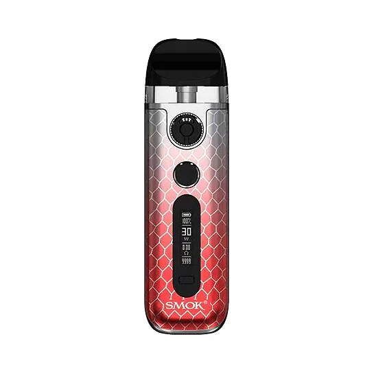 SMOK NOVO 5 30W Pod System - Silver Red Cobra - Vaporider Deals - Image 2