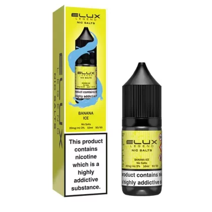 Elux Legend Banana Ice Nic Salt E-Liquid - 10mg