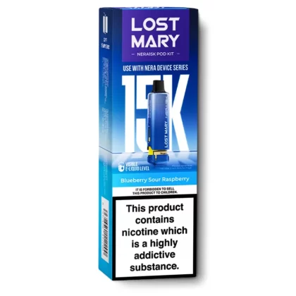 Blueberry Sour Raspberry Nera 15K Refill Pods by Lost Mary - 20 mg/ml