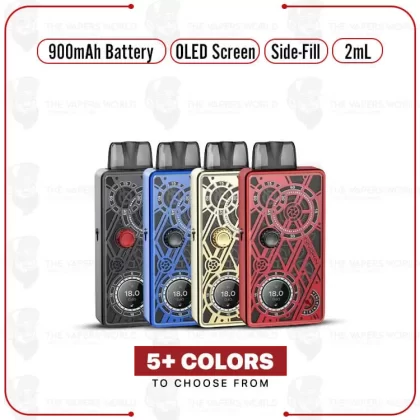 Innokin Klypse Mecha Pod Kit - Moonshadow Ink, Crimson Red (2F8A27)