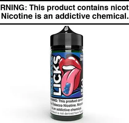 YUMMI BLUE RASPBERRY BY JUICE ROLL UPZ LICKS 100ML - Vapejuice
