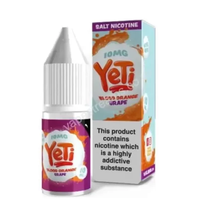 Yeti Blood Orange Grape Nicotine Salt E-Liquid - Vapestreams Co