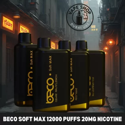 Beco Soft Max 12000 Puffs 20MG Nicotine Non-Rechargeable Disposable - Vape Product, Vape Product