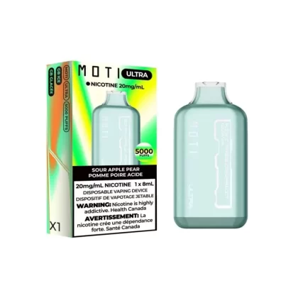 Moti Ultra 5000 Puffs Disposable – Sour Apple Pear