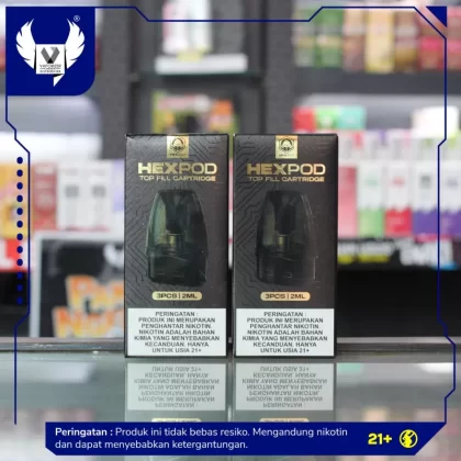 HEXPOD CARTRIDGE SS TOP FILL
