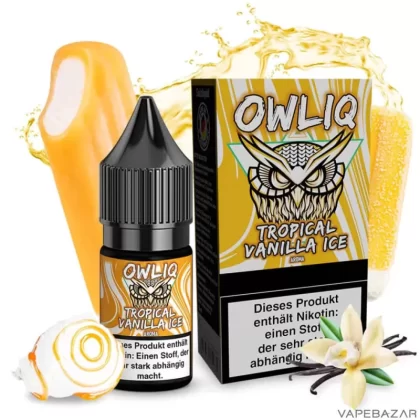 Owliq Liquid – Tropical Vanilla Ice - Vapebazar