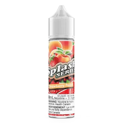 VAPE EVASION- SPLASH SERIES- STRAWBERRY PEACH - Nicotine#3 MG>6 MG