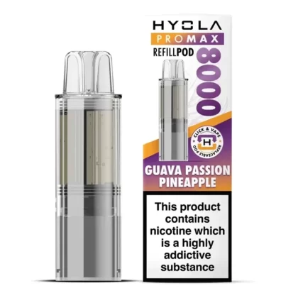 Hyola Pro Max 8000 Prefilled Pod Guava Passion Pineapple - Ecigpremium
