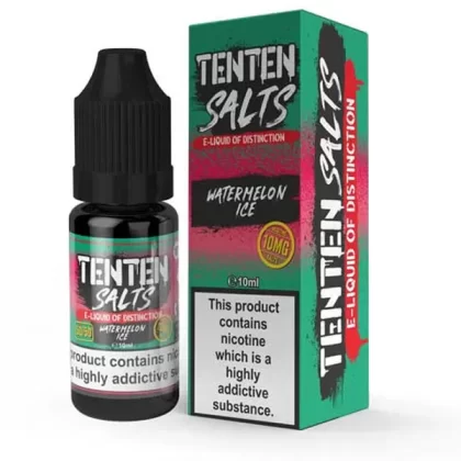 Watermelon Ice TenTen Salts E-Liquid - 10mg