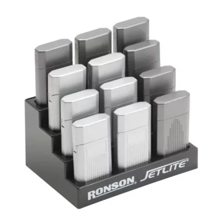 Ronson Jetlite Butane Torch Lighters 12 Pack