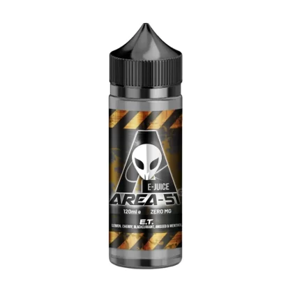 Area 51 E.T 100ml Shortfill E-Liquid - 1 x 18mg Koolada Shot