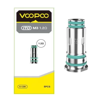Voopoo ITO M Series Replacement Coils – 0.7Ω/1.0Ω/1.2Ω/0.5Ω - ITO M0 0.5Ω, ITO M1 0.7Ω (0F75F7)