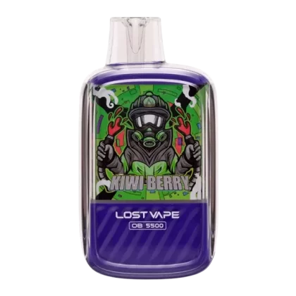 Kiwi Berry Lost Vape OB5500 - Consumer; 10 Pack, Single; Vape Product