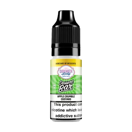 Apple Crumble Custard Nic Salt by Dinner Lady Dessert Bar Range - 20mg - Vape Product (173177)