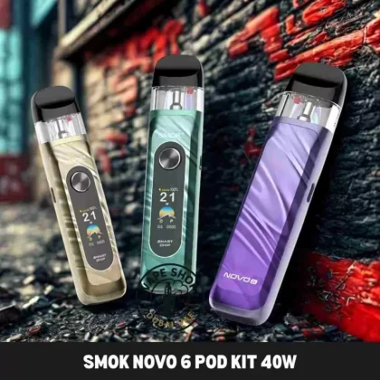 SMOK Novo 6 Pod Kit 40W 1700mAh Buy in Dubai - Black
