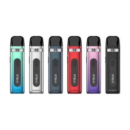 UWELL CALIBURN X POD KIT - Colour#Matte Black>Ink Blue>Lake Green>Moonlight Silver>Ribbon Red>Lilac Purple