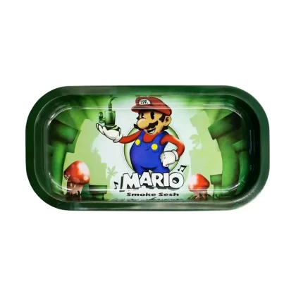V Syndicate Smoke Sesh Metal Rolling Tray – 7in - Size#Medium>Mini (92DED4)