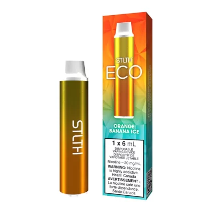 STLTH ECO Disposable Vape Device - Orange Banana Ice - 20mg/ml