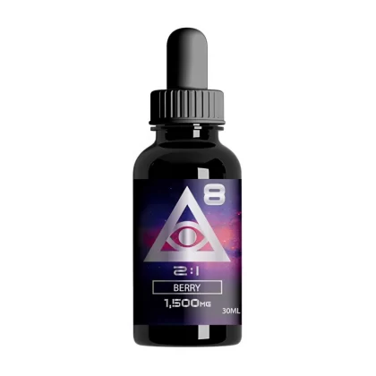 iDelta8 Silver Delta 8 THC Tincture 1500mg 30ml 2:1