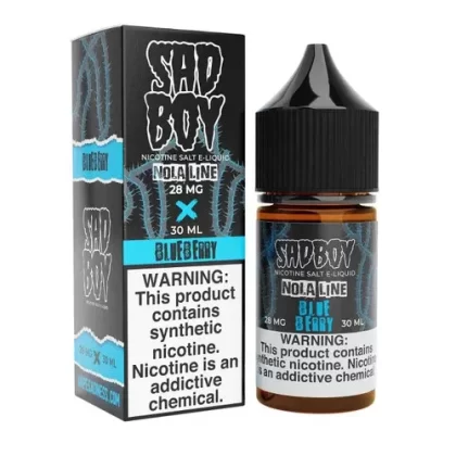 SadBoy NolaLine Blueberry Synthetic Nicotine 30ml Salt E-Juice