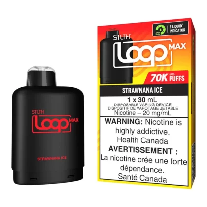 STLTH Loop Max E-Liquid Pod Pack - Strawnana Ice - 20mg/ml